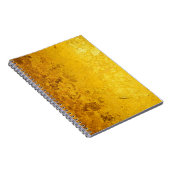 PUUR GOUD patroon / goudblad Notitieboek (Rechterzijde)