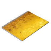 PUUR GOUD patroon / goudblad Notitieboek (Linkerzijde)