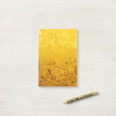 PUUR GOUD patroon / goudblad Post-it® Notes (Op bureau)