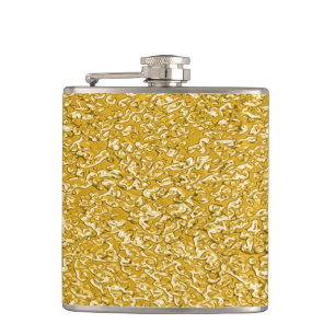 PUUR GOUD Spatpatroon + jouw tekst / foto Heupfles