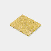 PUUR GOUD Spatpatroon + jouw tekst / foto Post-it® Notes (Schuin)