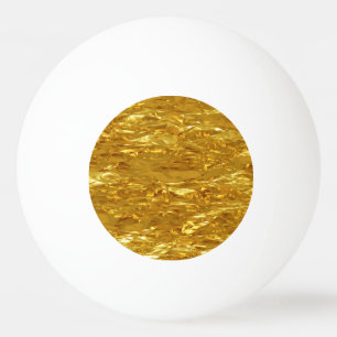 PUUR GOUDE patroon / goud folie Pingpongbal