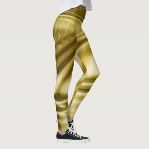 PUUR GOUDEN Golven Patroon + jouw ideeën Leggings
