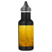 PUUR GOUDEN patroon / goudblad Waterfles (Links)