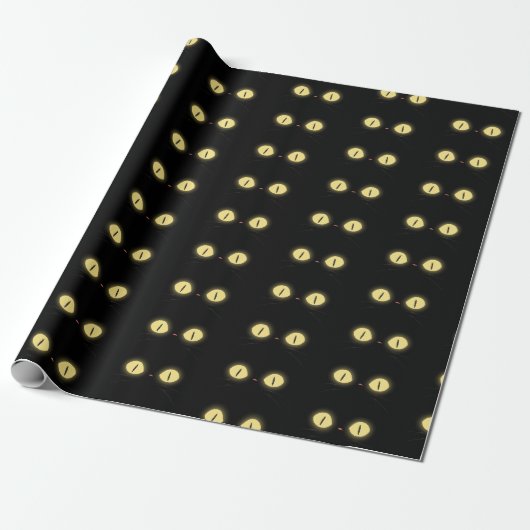 Puur griezelige kattenliefhebbers cadeaupapier (Uitgerold)