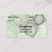 Puur groen Tegel artwork Visitekaartje (Voorkant)