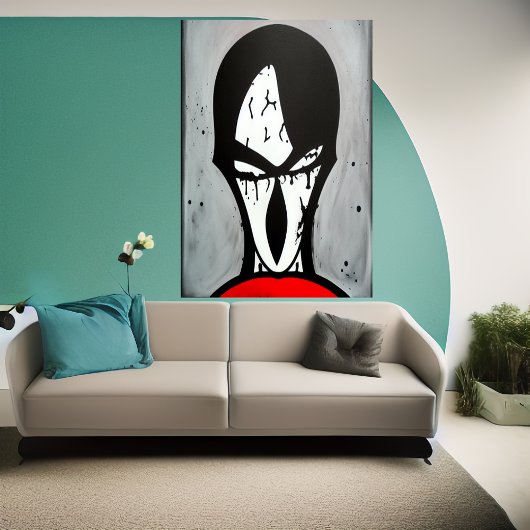 Puur kwaad van duisternis | AI Art Poster