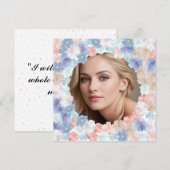 Puur liefde als een Bloem Feestdagenkaart (Voorkant / Achterkant)