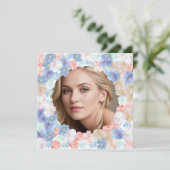 Puur liefde als een Bloem Feestdagenkaart (Staand voorkant)