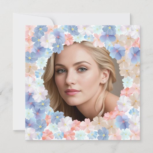 Puur liefde als een Bloem Feestdagenkaart (Voorkant)