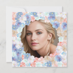 Puur liefde als een Bloem Feestdagenkaart