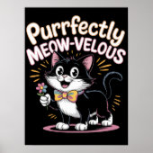 Puur miauwvelous feline poster (Voorkant)