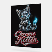 Puur Perfect Chrome Kitten Acrylschild Acryl Bord (Hoek)