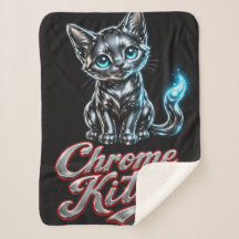 Puur Perfect Chrome Kitten Acrylschild