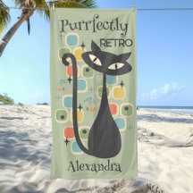 Puur Retro Black Cat Mid Century