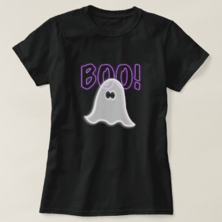 Puur semi-transparant paarse Boo-geest T-shirt