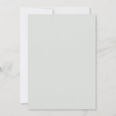 Puur Skeletblad Lavendel Botanisch Frame Kaart (Achterkant)