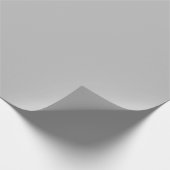 Puur zilver effen kleur cadeaupapier (Hoek)