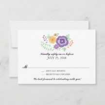 Puur Zomerbloemen | Huwelijks RSVP