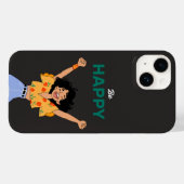 Puur zwart, Case-Mate iPhone case (Achterkant (horizontaal))