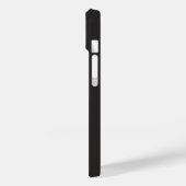 Puur zwart, Case-Mate iPhone case (Achterkant / Links)