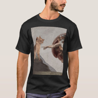 PUURMAKELIJKE CREATIE En GOD Schiep Katten familie T-shirt