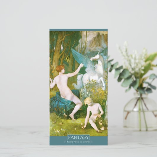 Puvis de Chavannes Fantasy CC0110 Fine Art Card (Staand voorkant)
