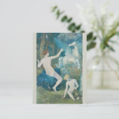 Puvis de Chavannes Fantasy CC0111 Dreamweaver Briefkaart (Staand voorkant)