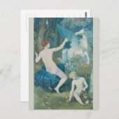 Puvis de Chavannes Fantasy CC0111 Dreamweaver Briefkaart (Voorkant / Achterkant)