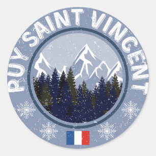 Puy Saint Vincent Ronde Sticker