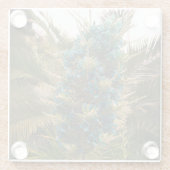 Puya Berteroniana #1 Glass Onderzetter Glazen Onderzetter (Achterkant)