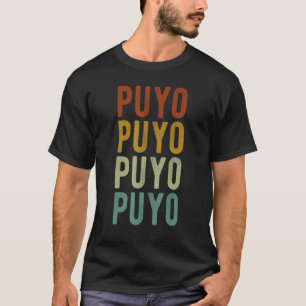 Puyo City Ecuador Retro T-shirt