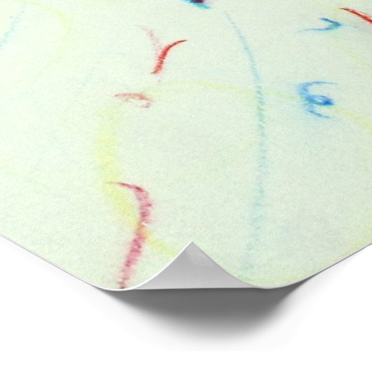 Puzle Awareness Ribbon Angel Poster Art Print (Hoek)