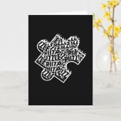 Puzle Jigzaag Puzzle Hobby Game Kaart (Gele Bloem)