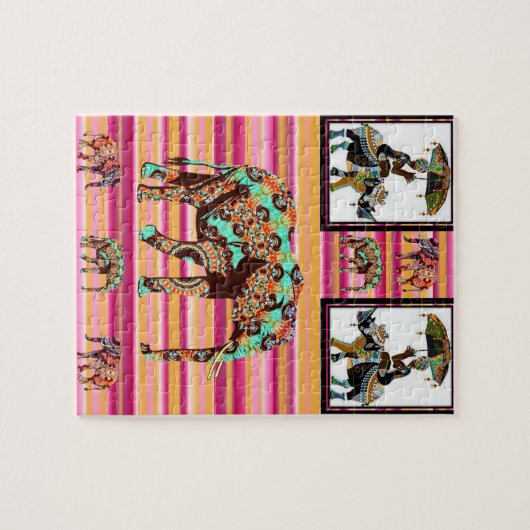 Puzles African Elephants Legpuzzel (Horizontaal)