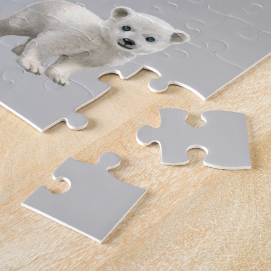 Puzles Baby Polar Beer Silver Legpuzzel (Zijkant)