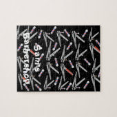 Puzles Barbershop Clippers Barber Pole Legpuzzel (Horizontaal)