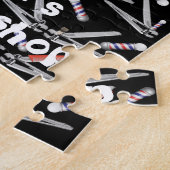 Puzles Barbershop Clippers Barber Pole Legpuzzel (Zijkant)