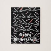 Puzles Barbershop Clippers Barber Pole Legpuzzel (Verticaal)