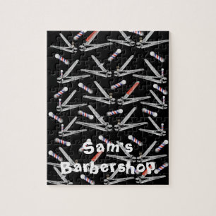 Puzles Barbershop Clippers Barber Pole Legpuzzel