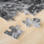 Puzles Black & White  Flowers Print Legpuzzel (Zijkant)
