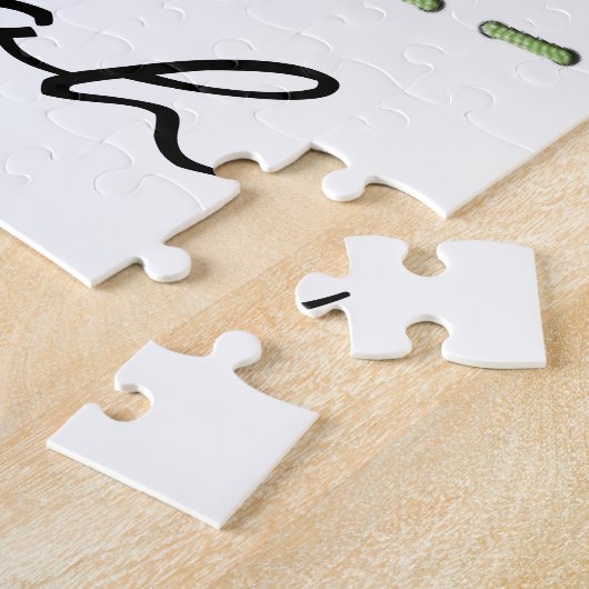 Puzles Cactus Yellow Pots Floral Legpuzzel (Zijkant)