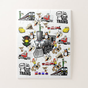 Puzles Cats Dogs Trains Cars Baseball Legpuzzel