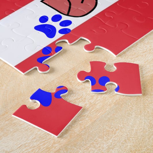 Puzles Cats Kittens Feline Fish Bot Red Stripe Legpuzzel (Zijkant)