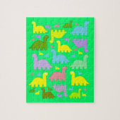 Puzles Colorful Dinosaurs Legpuzzel (Verticaal)