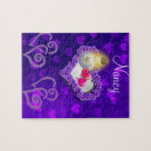 Puzles Fairy Paars Hearts Pink Hearts Legpuzzel (Horizontaal)