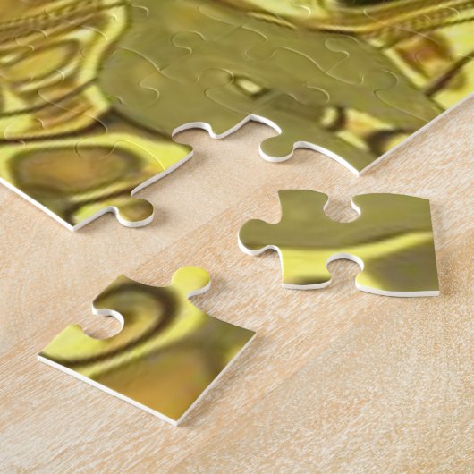 Puzles Gold Silver Angel Circular Legpuzzel (Zijkant)