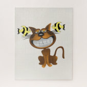 Puzles Gray Cat Fish Legpuzzel (Verticaal)