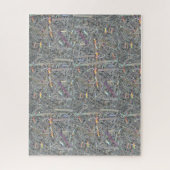 Puzles Gray & Silver Pattern Legpuzzel (Verticaal)