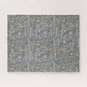 Puzles Gray & Silver Pattern Legpuzzel (Horizontaal)